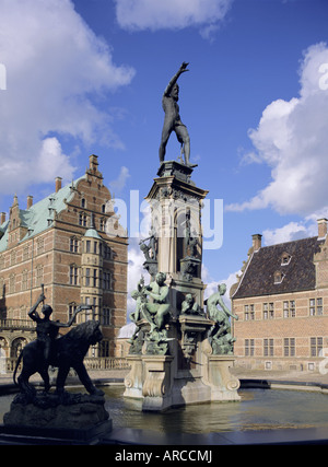 Frederiksborg Slot (Schloss), Hillerod, Nord Seeland, Dänemark, Skandinavien, Europa Stockfoto
