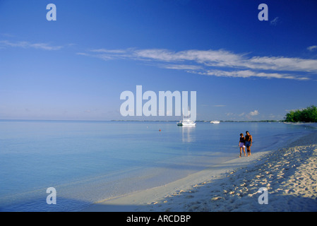 Seven Mile Beach, Grand Cayman, Cayman-Inseln, Karibik, West Indies Stockfoto