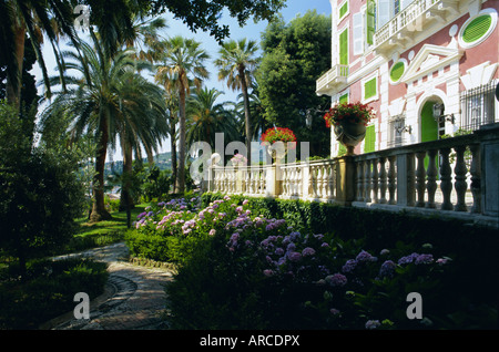 Gärten der Villa Durazzo, Santa Margherita Ligure, Portofino Halbinsel, Ligurien, Italien, Europa Stockfoto