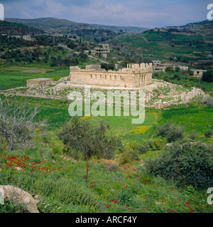 Qasr al-Abd, 3. Jahrhundert BD hellenistischen Palast westlich von Aman in Wadi als Sir, Iraq al-Amir, Jordanien, Naher Osten Stockfoto