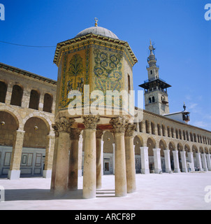 Umayyaden-Moschee, bedeckt Treasury in Mosaik, Damaskus, Syrien, Naher Osten Stockfoto