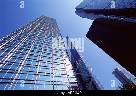 Cheung Kong Center links, Central, Hong Kong Island, Hongkong, China, Asien Stockfoto