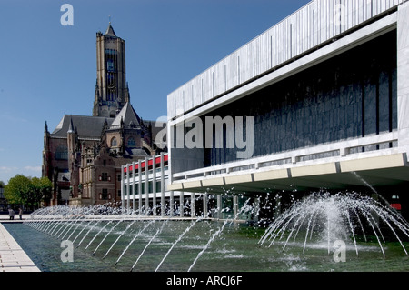 Arnhem Gelderland Fluss Nederrijn Niederlande Stockfoto