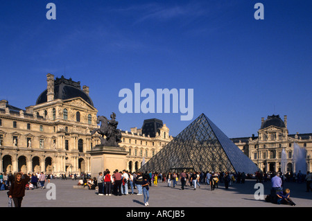 Museum Louvre Paris Frankreich französische Kunstgeschichte Stockfoto