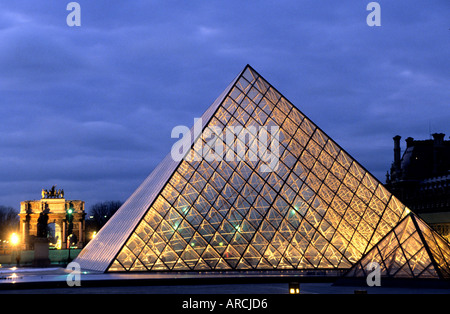 Louvre-Paris-Frankreich-Französisch-Museum Stockfoto