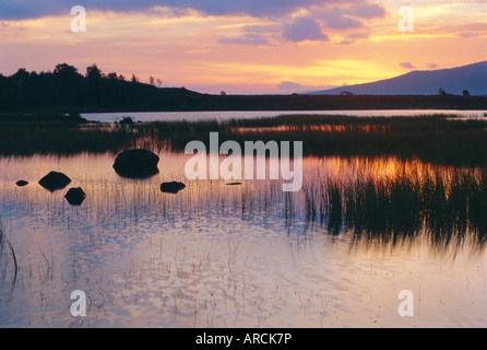 Loch-Ba auf isolierte Rannoch Moor, Highland, Schottland, UK, Europa Stockfoto