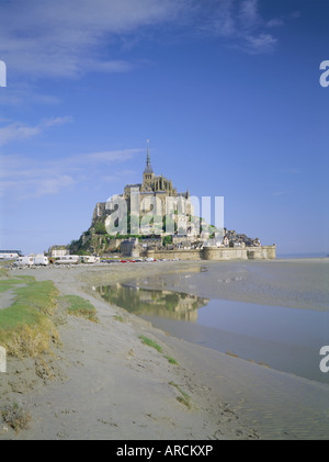 Mont-Saint-Michel (Mont-Saint-Michel), UNESCO-Weltkulturerbe, Basse-Normandie (Normandie), Frankreich, Europa Stockfoto