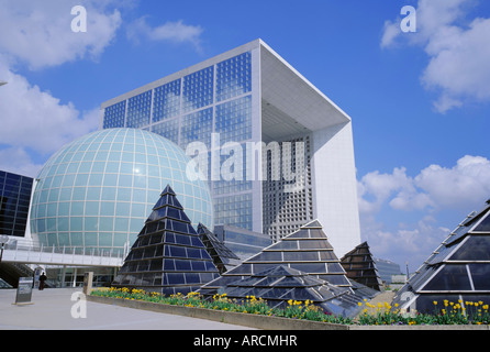 La Grande Arche, La Défense, Paris, Frankreich, Europa Stockfoto