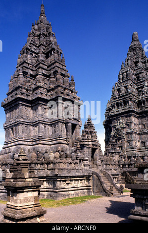 Prambanan Hindu Tempel Java Indonesien Yogyakarta. Stockfoto