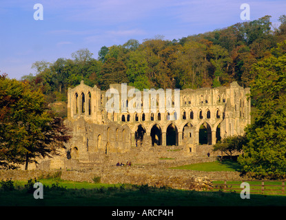 Rievaulx Abbey, alten Zisterzienser-Abtei, Ryedale, North Yorkshire, England, UK, Europa Stockfoto