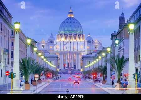 St. Peter, Vatikan, Rom, Latium, Italien, Europa Stockfoto