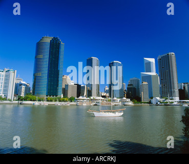 Skyline der Stadt, Brisbane, Queensland, Australien Stockfoto