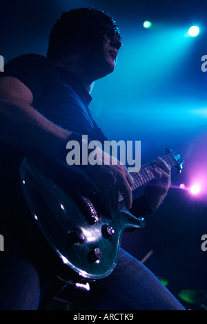 Funeral For A Friend Schlagzeile den Geschmack des Chaos Tour Cardiff International Arena South Wales UK Stockfoto