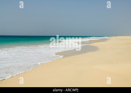 Praia de Santa Monica (Santa Monica Beach), Boa Vista, Kapverdische Inseln, Atlantik, Afrika Stockfoto