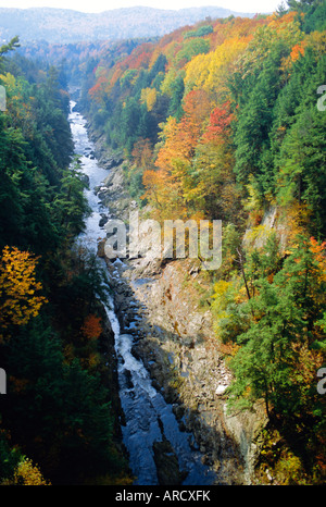 Der Ottauquechee River, Quechee Gorge, Vermont, USA Stockfoto