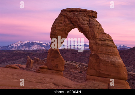 Delicate Arch, Arches NP, Utah, USA Stockfoto