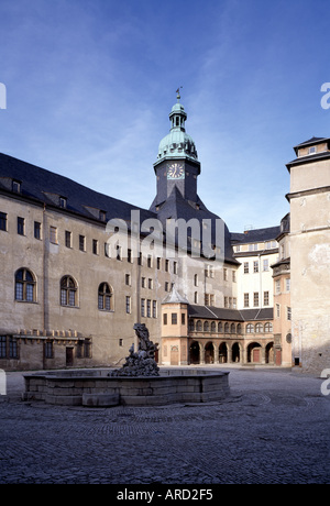 Sondershausen, Schloß, Schlosshof Stockfoto