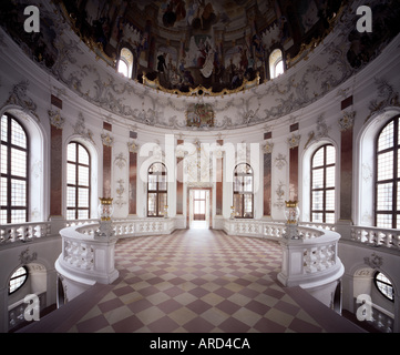 Bruchsal, Schloß, Treppensaal, Blick Nach Osten Stockfoto