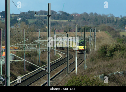 Commuter Train gonna Dublin City Www Osheaphotography com Stockfoto