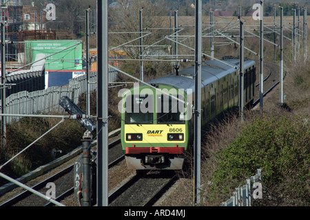 Commuter Train gonna Dublin City Www Osheaphotography com Stockfoto