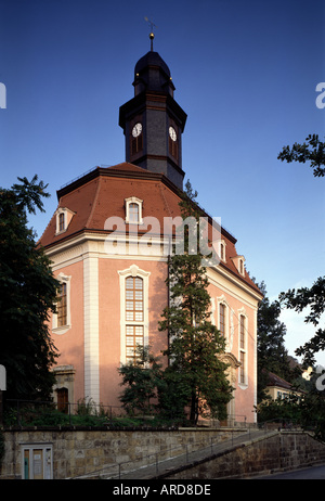 Dresden, Loschwitzer Kirche, Stockfoto