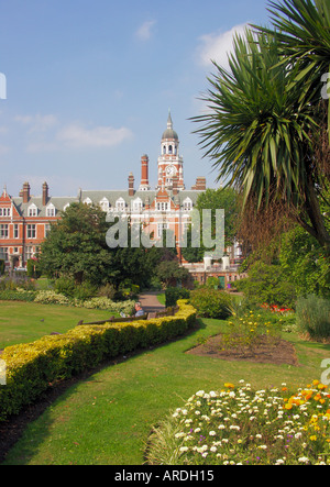 Der Queens Garden und Rathaus Croydon Surrey Süd-London England Stockfoto