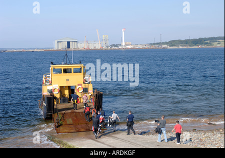 "Cromarty Rose" Autofähre die einzige Fähre von Black Isle, Reisen zwischen Cromarty und Nigg.  XPL 3592-348 Stockfoto