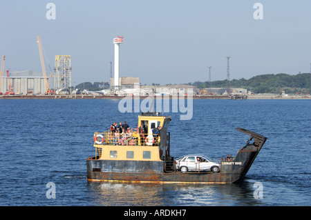 "Cromarty Rose" Autofähre die einzige Fähre von Black Isle, Reisen zwischen Cromarty und Nigg. Stockfoto