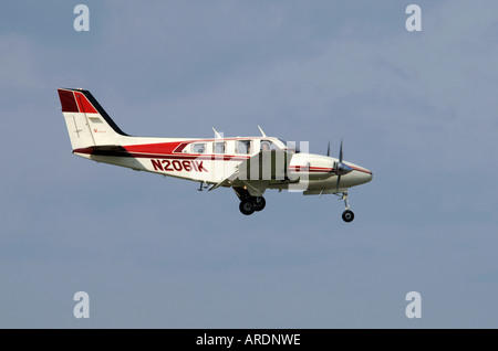 Beechcraft Baron 58 Dienstprogramm Zivilflugzeug.  XAV 3572-347 Stockfoto