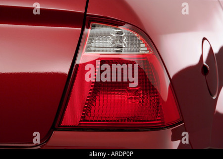 2007 Ford Focus SES in rot - Rücklicht Stockfoto