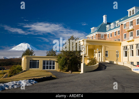 Grand Chateau und Mt Ngauruhoe Central Plateau Nordinsel Neuseeland Stockfoto