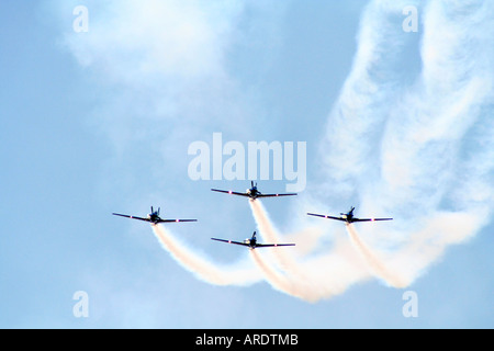 Esquadrilha da Fumaça, EMBRAER EMB-312 Tucano T-27 Stockfoto