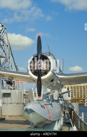 Auf USS North Carolina, Wilmington, North Carolina, USA Stockfoto