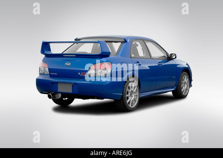 2006 Subaru Impreza WRX STi im - Winkel Rückansicht Stockfoto