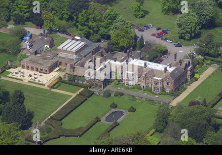 Luftbild von der University of Bedfordshire-Website unter Putteridge begraben Luton Bedfordshire UK Stockfoto