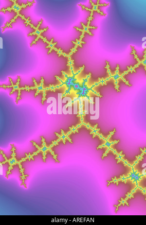 computergenerierte Mandelbrot Set Fraktale Stockfoto