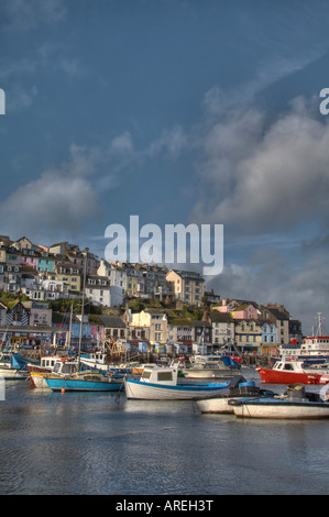 Hafen von Brixham Stockfoto