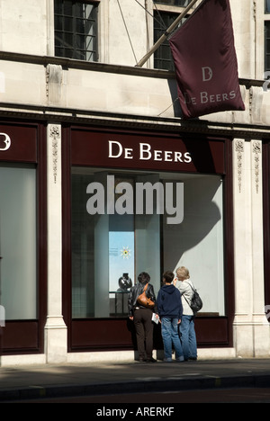 De Beers, London, England, Großbritannien Stockfoto