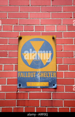 November 2007 für Atomschutzbunker in New York City zu unterzeichnen Stockfoto