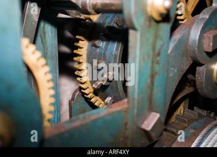 Whitehurst Derby Turmuhr in Tideswell Stockfoto