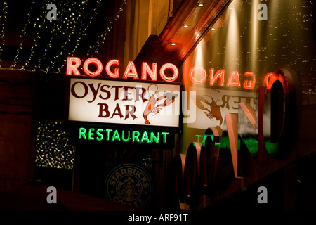 Rogano Austern-Bar Restaurant Glasgow Schottland Stockfoto