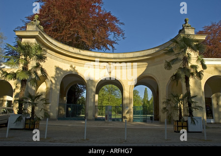 Gärten des Kurortes Bad Pyrmont, Deutschland, Niedersachsen, Bad Pyrmont Stockfoto