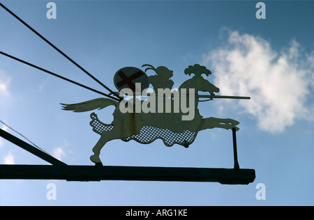 Shop Zeichen innerer Kopenhagen Dänemark Stockfoto