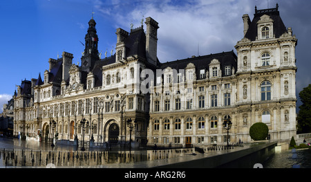 Hotel de Ville Paris Frankreich Stockfoto