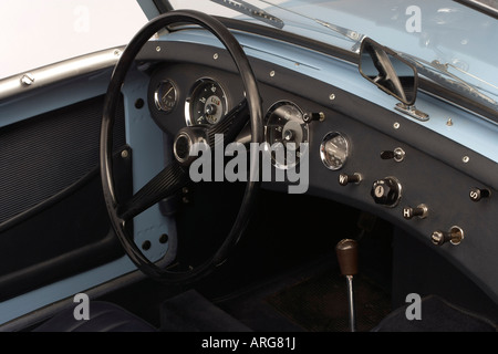 Armaturenbrett des 1960 Austin Healey Sprite "Bugeye" Stockfoto