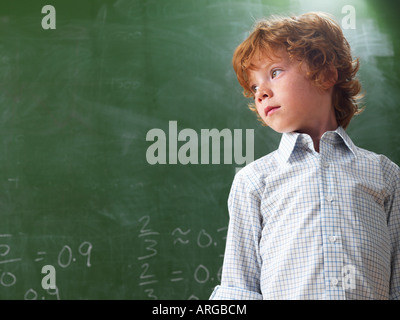 Porträt eines jungen in der Schule Stockfoto