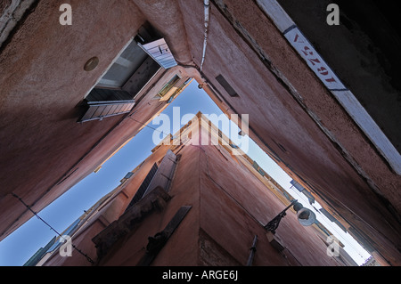 Außenbereich von Gebäuden, Venedig, Italien Stockfoto