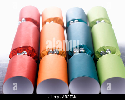 Christmas Crackers Stockfoto