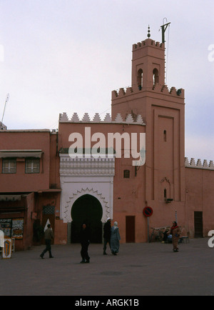 Marrakesch Marrakesch rot Stadt südwestlichen Marokko Maghreb maghrebinischen Berber arabische arabische marokkanische Nordafrika Stockfoto