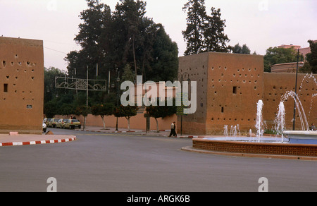 Marrakesch Marrakesch rot Stadt südwestlichen Marokko Maghreb maghrebinischen Berber arabische arabische marokkanische Nordafrika Stockfoto